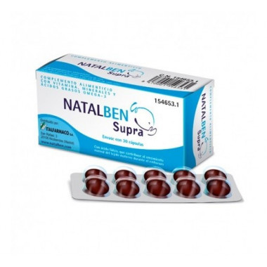 Natalben Supra Complément alimentaire pour la grossesse 30 Capsules ITALFARMACO