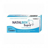 Natalben Supra Complemento Alimenticio para el Embarazo  30 Cápsulas  ITALFARMACO