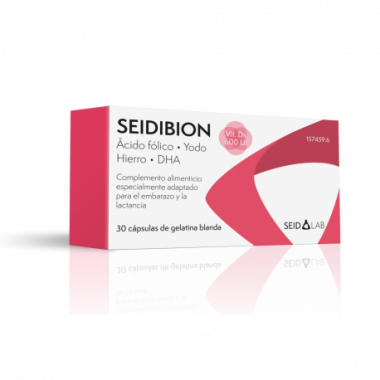 Seidibion Complément alimentaire pour la préconception, la grossesse et l'allaitement 30 capsules SEID LAB
