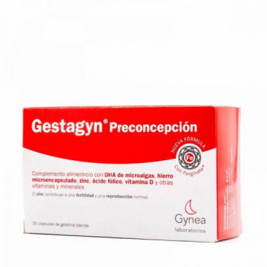 Gestagyn Complément alimentaire préconceptionnel pour préparer la grossesse 30 Capsules GYNEA LAB