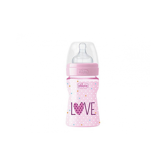 CHICCO Love Edittion Well-being Bouteille en silicone 0M+ 150 Ml