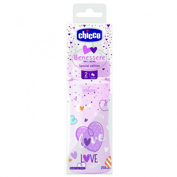 CHICCO Baby Bottle Benessere Bem-estar Edição Especial 2M+ 250ML