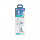 CHICCO PERFECT5 Plástico Azul T Garrafa de Silicone 4M+ Fluxo rápido 300 Ml