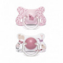 Suavinēx Lollipop Anatomique Fusion Silicone 4-18M 2 pièces SUAVINEX