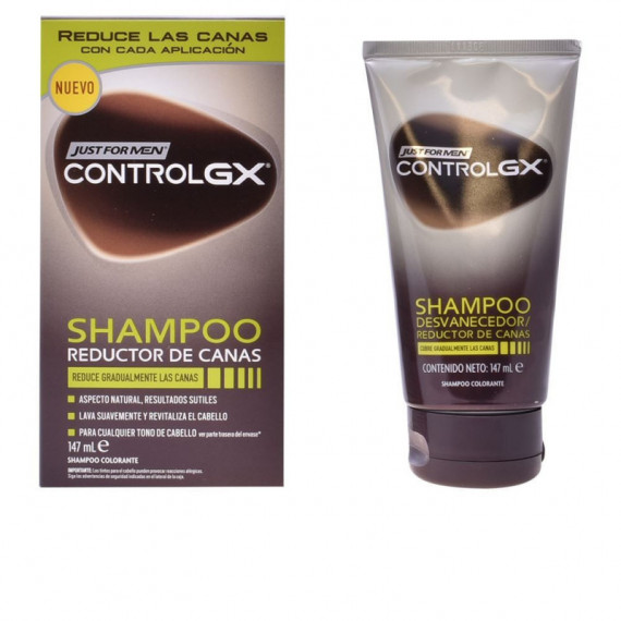 JUST FOR MEN Control Gx Shampoo Redutor de Cabelo Cinzento