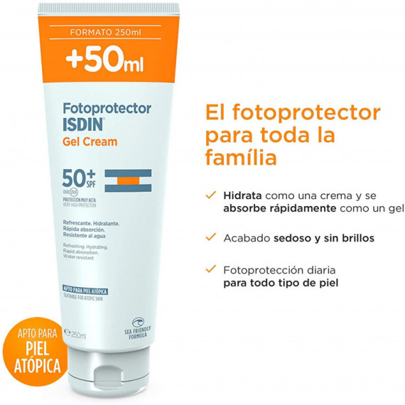ISDIN Fotoprotector Gel-cream Spf 50+ 250ML