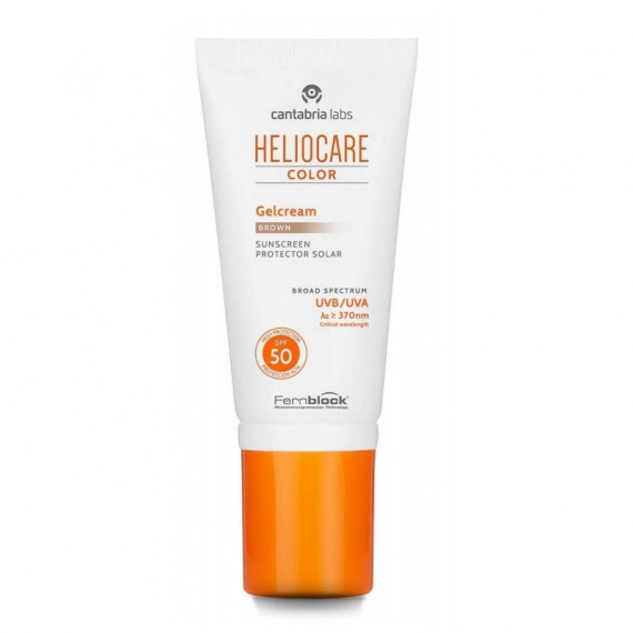 Spf 50ML CANTABRIA LABS de Gel Creme Heliocare Cor Castanho Castanho Spf 50ML CANTABRIA LABS de Gel Creme Heliocare Cor Castanho Castanho