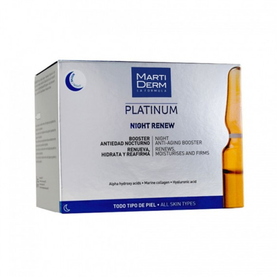 MARTIDERM Noite Platina Renovação 10 Ampolas 2ML MARTIDERM Noite Platina Renovação 10 Ampolas 2ML