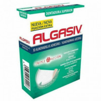 ALGASIV Almohadillas Adhesivas Dentadura Superior para Prótesis 30 Uds