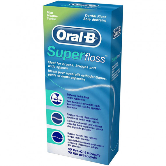 ORAL-B Superfloss Seda Dental 50 U