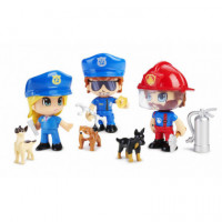 Pinypon Action Emergency Figure With Dog  PINYPON FAMOSA
