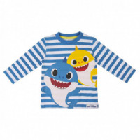 Camiseta Larga Single Jersey Baby Shark  DISNEY