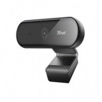 Webcam con Micrófono Full HD 1080P Tyro Enfoque Auto Tripode TRUST