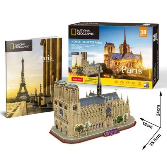 PUZZLE 3D NATIONAL GEOGRAPHIC NOTRE DAME