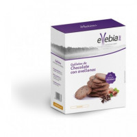 ELLEBIA Diet Galletas de Chocolate con Avellanas 35 Galletas en Raciones de 7 Sobres