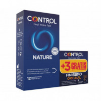 CONTROL Nature Preservativos 12 Unidades + 3 Unidades de CONTROL Finissimo Original de Regalo