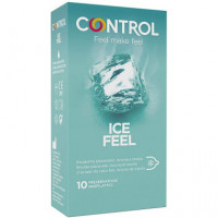 CONTROL Ice Feel Preservativos 10 Unidades