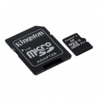 Memoria Micro Sd 128GB KINGSTON Xc C10 + Adaptador Sd
