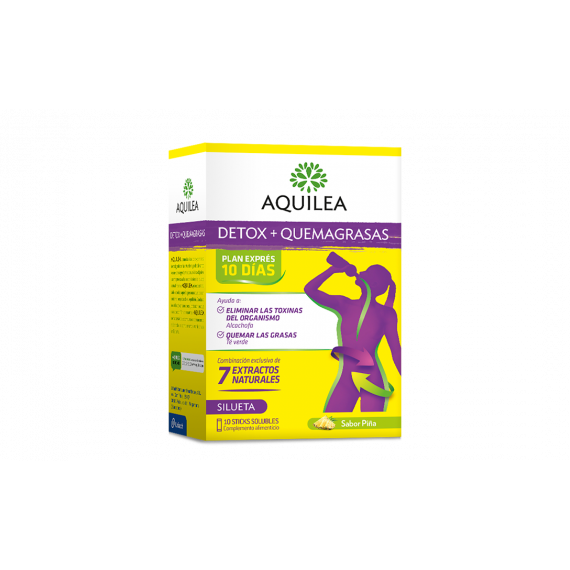 AQUILEA Detox + Quemagrasas 10 Stick