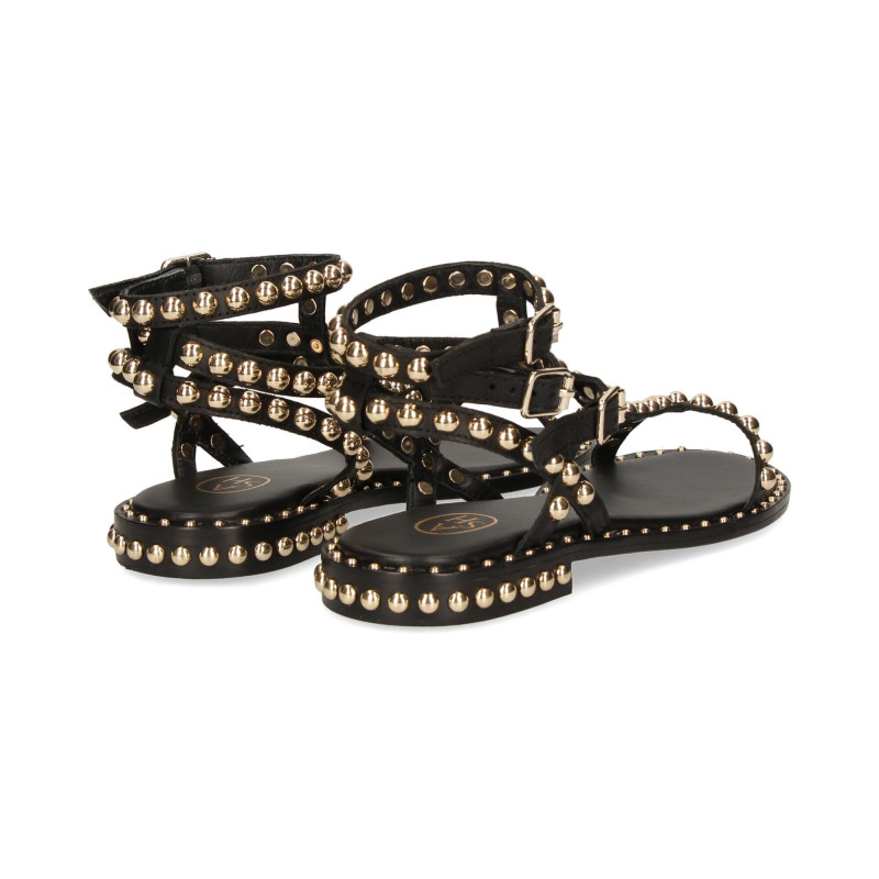Sandalia Tachuelas Negro ASH - ❤️ Guanxe Canarias