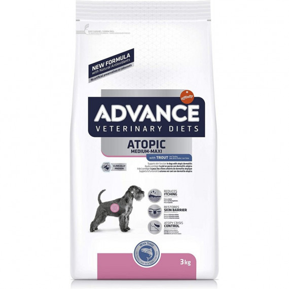 ADVANCE Diet Dog Atopic Trucha 3 Kg