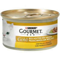 GOURMET Gold Bocadito Pollo/higado 85 Gr