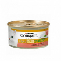 GOURMET Gold Mousse Pato/espinaca 85 Gr