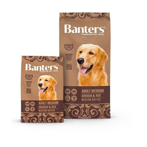 BANTERS Dog Ad. Med. Pollo 3 Kg