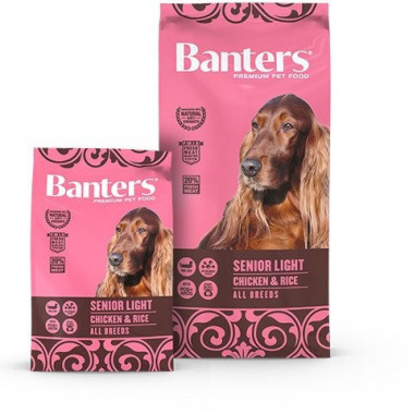 BANTERS Dog Senior Light Pollo 15 Kg