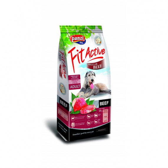 PANZI Fit Active Dog Ad. Beef 15 Kg