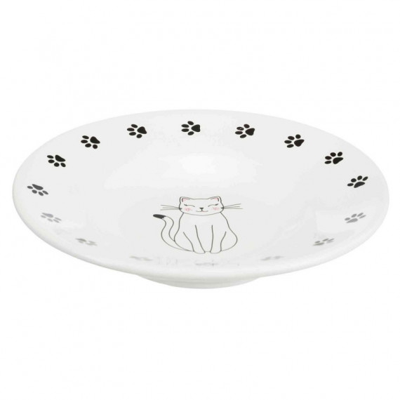 Trx Comedero Ceramica Paws Cats 0.2 L  TRIXIE