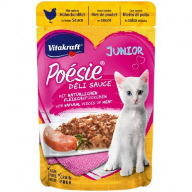 VITAKRAFT Poesie Jr Pouch Pollo Salsa 85