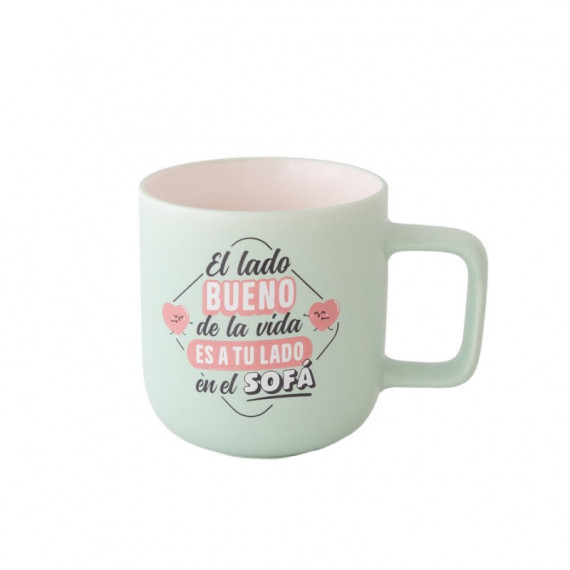 MR. WONDERFUL - Mug - The Good Side of Life Is Next to You on the Sofa