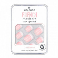Ess. French Manicure Click &amp; Go Artificial Nails 01 ESSENCE