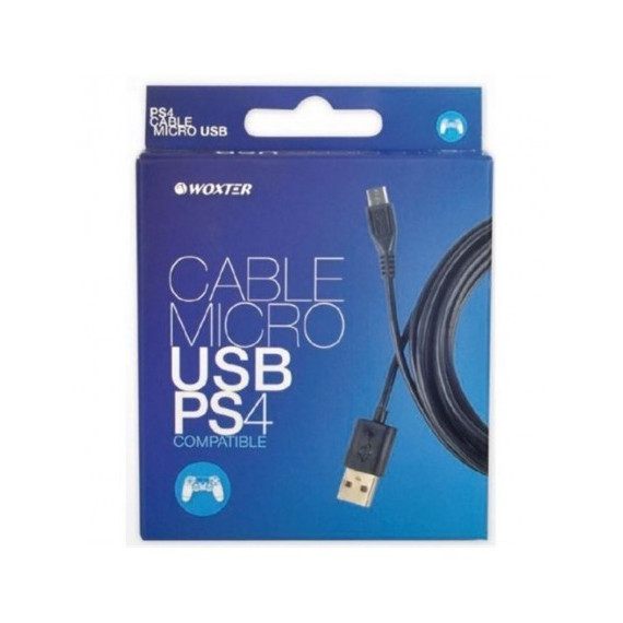 Cable Carga Micro USB para Mando PS4  BLADE