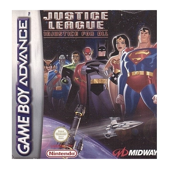 Justice League Injustice For All Gameboy Advance  VIRGIN