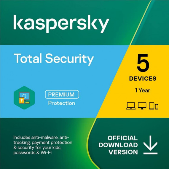 KASPERSKY Internet Security 4 Licencias 1 Año + F1 2022 Pcpc