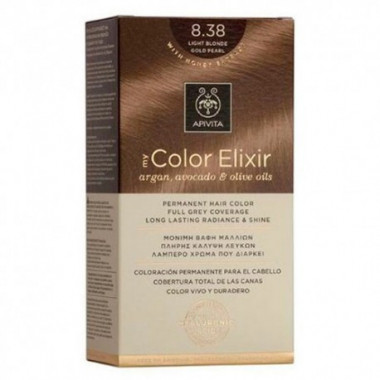 APIVITA Color Elixir 8.38 Light Blond Gold Pearl