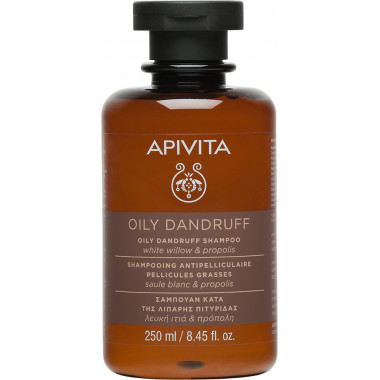 APIVITA Oily Dandruff Shampoo White Willow y Propoli 250ML