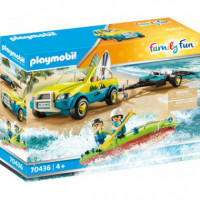PLAYMOBIL Coche de Playa con Canoa
