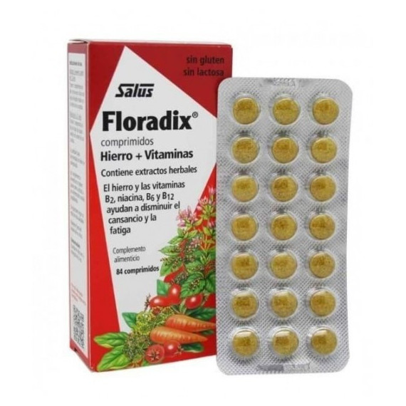 FLORADIX Hierro + Vitaminas 84 Comprimidos