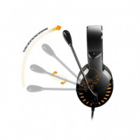 Auriculares Gaming con Microfono Pro H3 Naranja SPIRIT OF GAMER