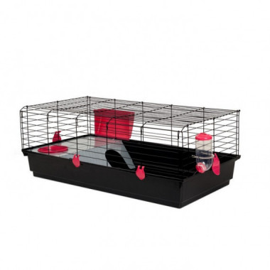 Cage à lapins pliable Volt 536 Noir VOLTREGÀ