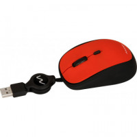 Ratón MITSAI R311 (cable USB - Casual - 2400 Dpi - Rojo)