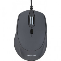 MITSAI R380 Mouse (USB cable - Regular - 3200 Dpi - Gray)