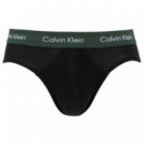 CALVIN KLEIN Pack 3 slip en coton