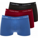 CALVIN KLEIN Boxers 3 Pack Tronco baixo