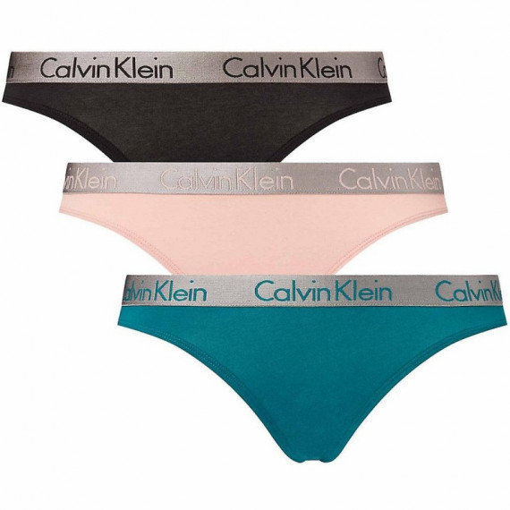 CALVIN KLEIN Pack 3 Tangas Radiant Cotton