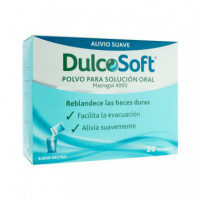 DULCOSOFT Polvo para Solución Oral Sabor Neutro 20 Uds