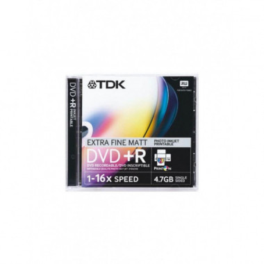 TDK DVD+R47 Pwwed Printable (individual)